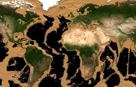 VIDEO Cum ar arăta Pământul dacă ar seca oceanele