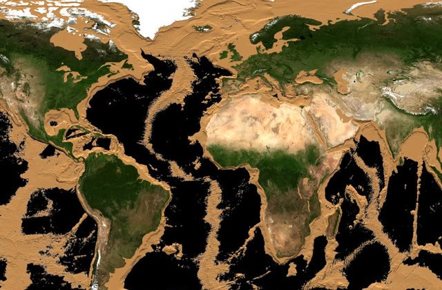 VIDEO Cum ar arăta Pământul dacă ar seca oceanele