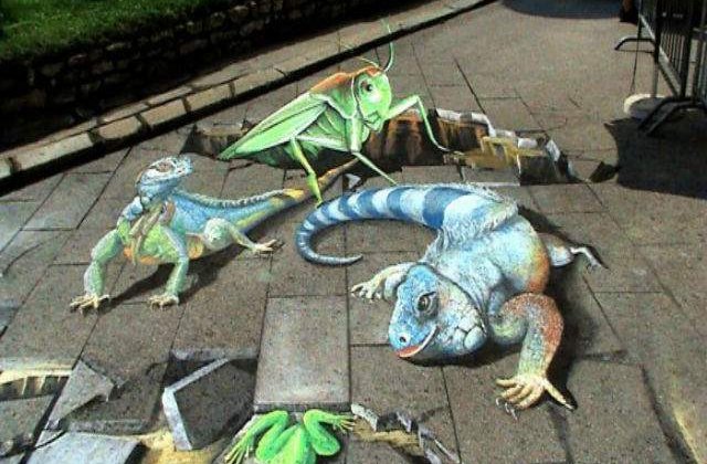 Arta stradala tridimensionala: Top 10 imagini inedite