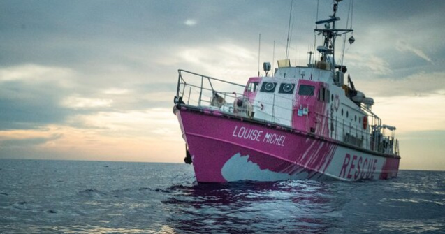 Banksy a finanțat o navă pentru salvarea imigranților din Mediterană