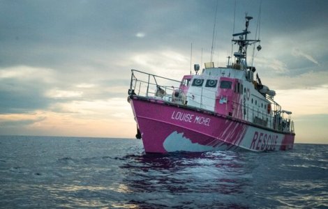 Banksy a finanțat o navă pentru salvarea imigranților din Mediterană