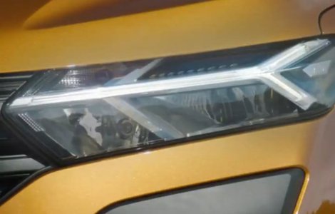 Dacia Sandero: un nou teaser dezvăluie cum vor arăta farurile și stopurile noii generații