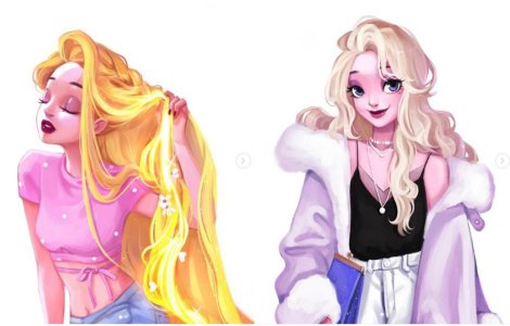  Top  N-au arătat niciodată mai bine! 15+ prințese Disney îmbrăcate în haine contemporane