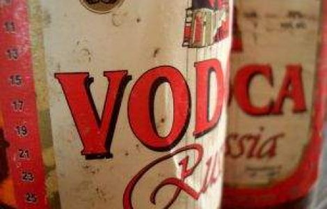 Rusii fac economii din cauza crizei economice, dar nu si la vodca