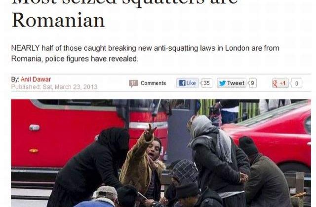 Daily Express: 45% dintre cei care au ocupat ilegal cladiri nelocuite la Londra sunt romani