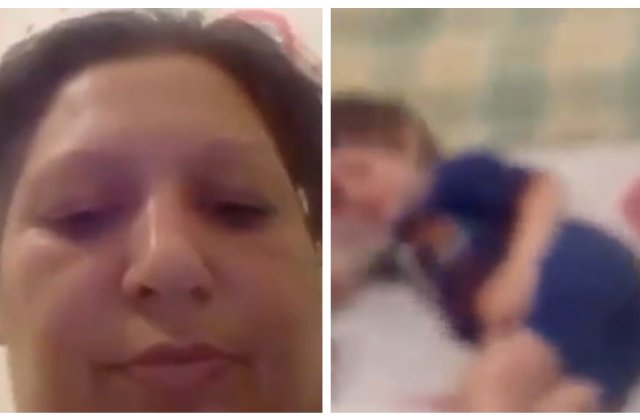 VIDEO Copilă de câțiva anișori, bătută cu bestialitate de mama ei pentru amuzamentul unui bărbat