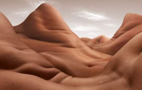  Top  7 peisaje spectaculoase care te induc în eroare. Sunt create din corpuri umane