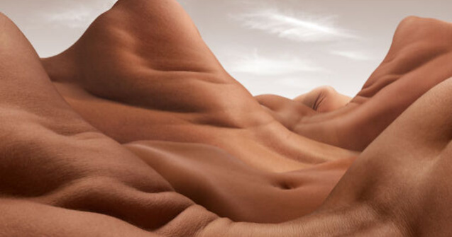  Top  7 peisaje spectaculoase care te induc în eroare. Sunt create din corpuri umane