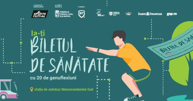 O stație de autobuze din Cluj oferă bilete dacă faci câte 20 de genuflexiuni