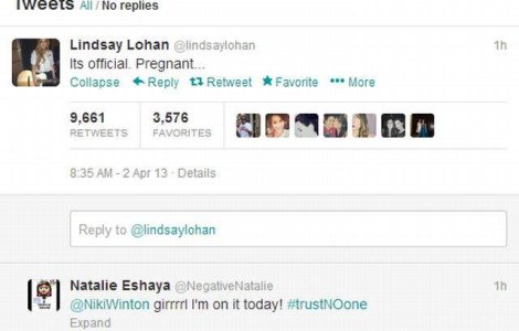 Lindsay Lohan: Este oficial. Sunt gravida