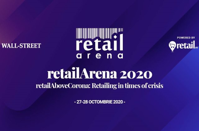 retailArena revine cu cea de-a opta ediție, într-un format hibrid: RetailAboveCorona - Retailing in times of crisis, pe 27 și 28 octombrie