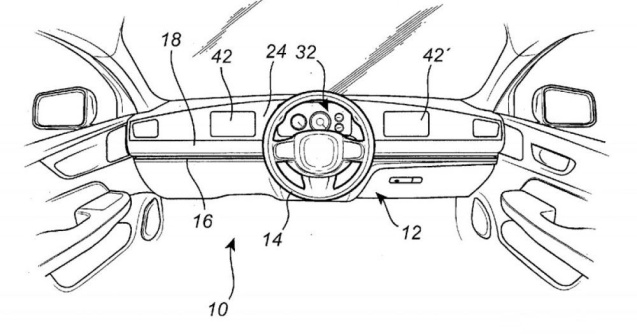 Volvo: volanul mașinii se poate glisa dintr-o parte în alta a interiorului