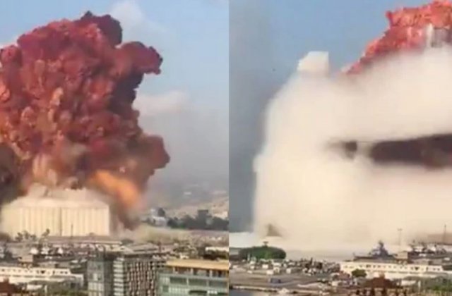 Studiu: Explozia din Beirut, una dintre cele mai puternice explozii non-nucleare din istorie