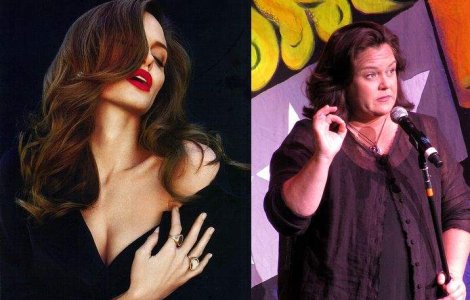 Rosie O&#39;Donnell: Angelina Jolie s-a dat la mine