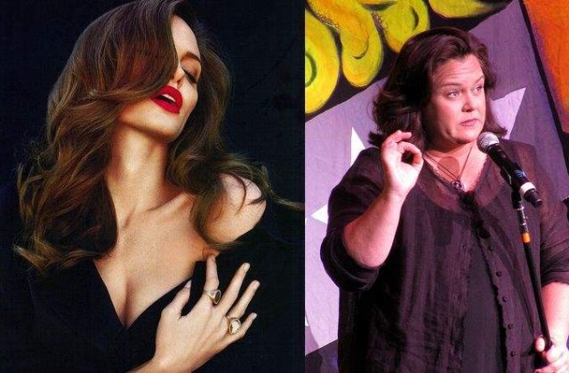 Rosie O&#39;Donnell: Angelina Jolie s-a dat la mine