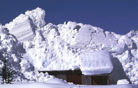 Cod Rosu de avalansa in muntii Fagaras si Bucegi