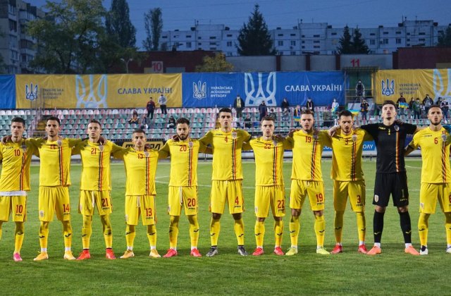 România a pierdut meciul cu Ucraina cu scorul de 1-0