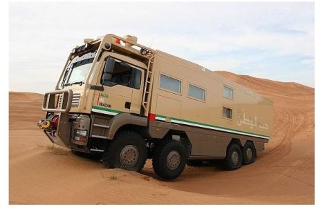 Lux pe opt roti, intr-un camion