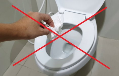  Top  6 lucruri pe care NU trebuie să le arunci niciodată în toaletă