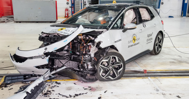 Volkswagen ID.3 a obținut 5 stele la testele Euro NCAP