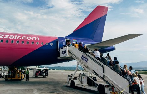 Wizz Air oferă o reducere de până la 50% pentru zborurile rezervate astăzi