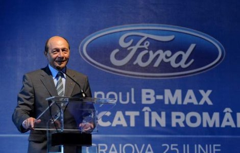 Basescu, in vizita la fabrica Ford de la Craiova