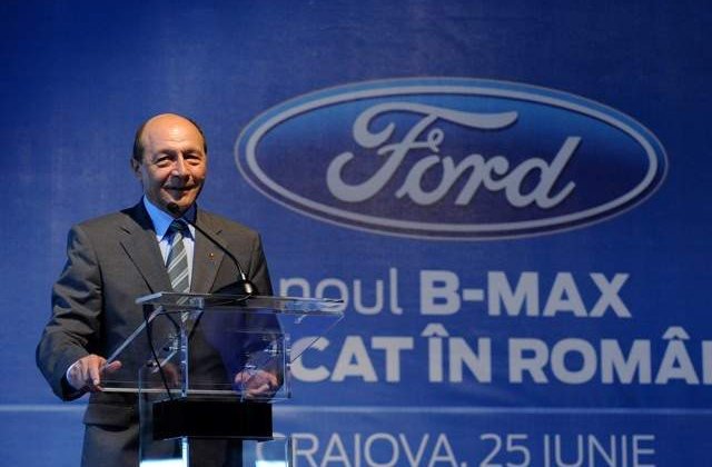 Basescu, in vizita la fabrica Ford de la Craiova