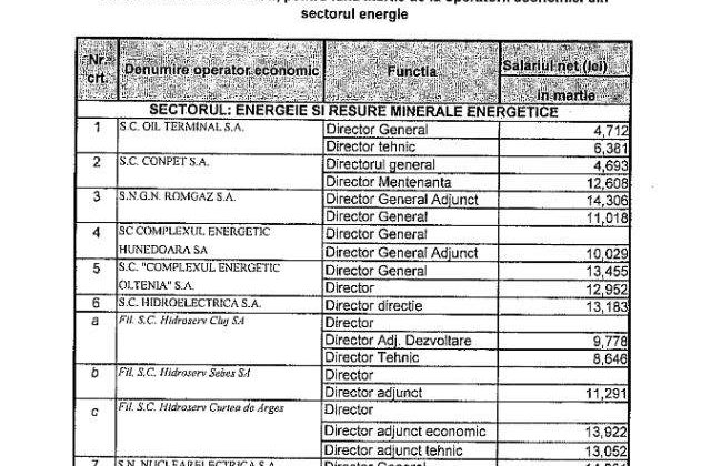 Topul "salariilor nesimtite" la Stat: 188.000 de lei pentru un director de autoritate financiara