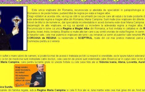 Vrajitoarea Maria Campina, agent electoral pentru Basescu