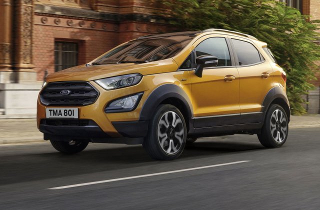 Primele imagini și informații despre Ford Ecosport Active: noua versiune cu gardă la sol mai ridicată costă 21.100 de euro