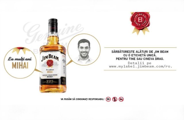 Jim Beam sărbătoreşte 225 de ani de la deschiderea distileriei, oferindu-le iubitorilor de bourbon o experienţă memorabilă