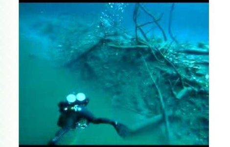  Video  Rau filmat la 60 de metri sub apa