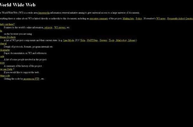 [VIDEO] Internetul, dupa 20 de ani: Cum arata primul site din lume?