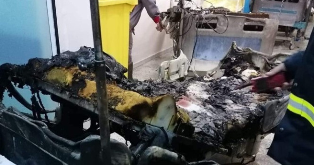 VIDEO Incendiu violent la Spitalul Judeţean Piatra Neamţ