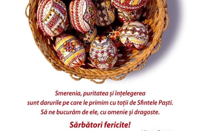 Mesajul premierului Ponta de Pasti