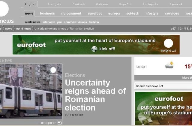 Euronews: Romanii se tem ca alegerile nu vor rezolva criza guvernamentala