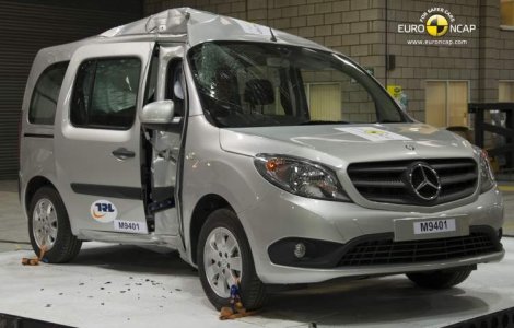 Mercedes Citan dezamageste la crash-testul EuroNCAP