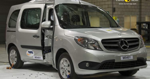 Mercedes Citan dezamageste la crash-testul EuroNCAP