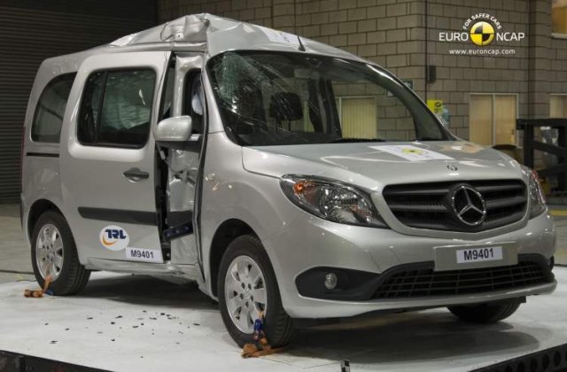 Mercedes Citan dezamageste la crash-testul EuroNCAP