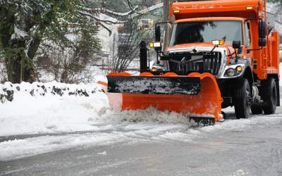 Strat de zăpadă de...