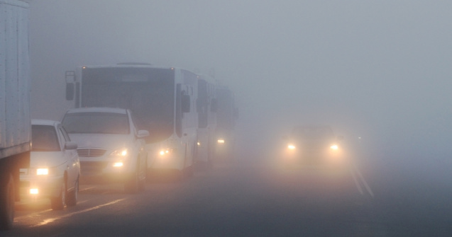 Cod galben de ceață! Vizibilitatea se va reduce sub 200 de metri