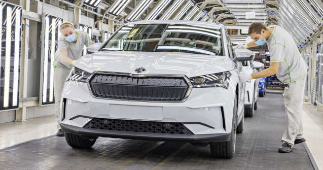 Skoda a început producția SUV-ului electric Enyaq iV