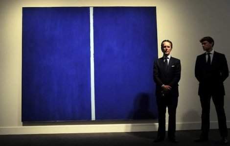 Un tablou de Barnett Newman, vandut la licitatie cu un pret record