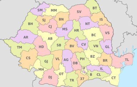 Raport oficial: Romania va fi impartita in 7-8 regiuni