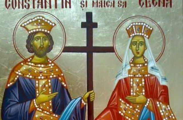 BNR pune in circulatie o moneda din argint dedicata Sf. Constantin si Elena