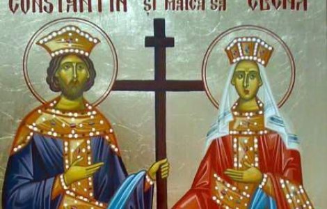 BNR pune in circulatie o moneda din argint dedicata Sf. Constantin si Elena