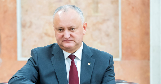 Igor Dodon va participa la ceremonia de învestire în funcţie a Maiei Sandu