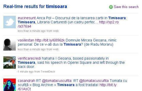 Manifestatia anti-PSD de la Timisoara continua pe Twitter