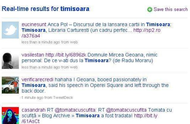 Manifestatia anti-PSD de la Timisoara continua pe Twitter