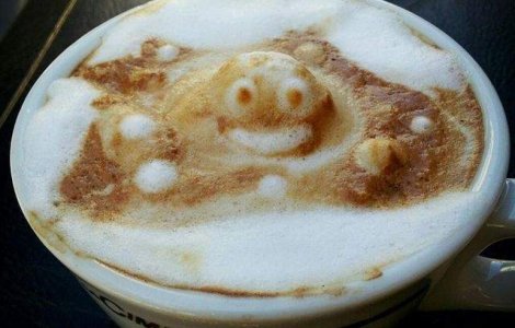  Top  Arta intr-o ceasca de cafea: Sculpturi realizate din spuma